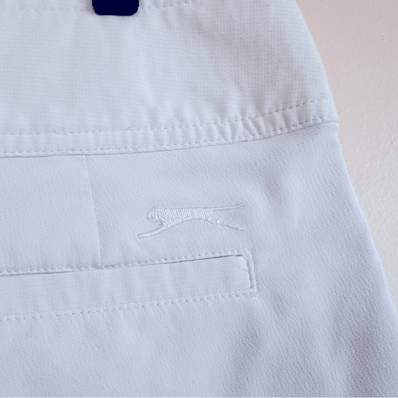 Women's Missy Slazenger GOLF Tech 5  Hydro-Dri White Shorts Size 6 - Picture 13 of 14